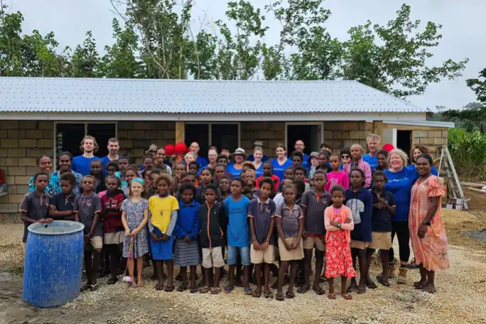 Photo of a School House in Vanuatu